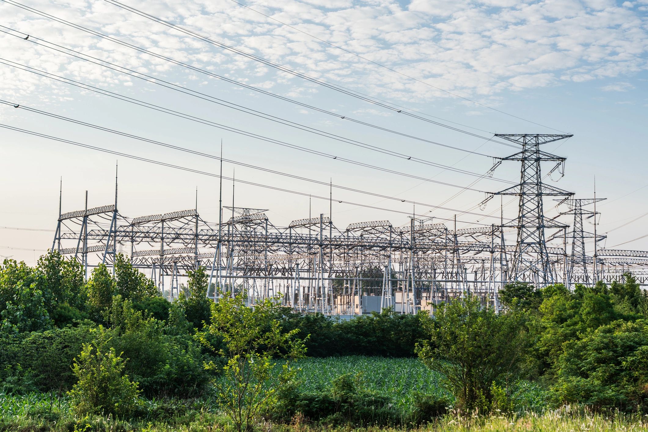 Electrical infrastructure supporting public facilities